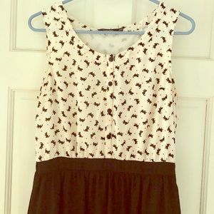 ModCloth Cat Print Dress